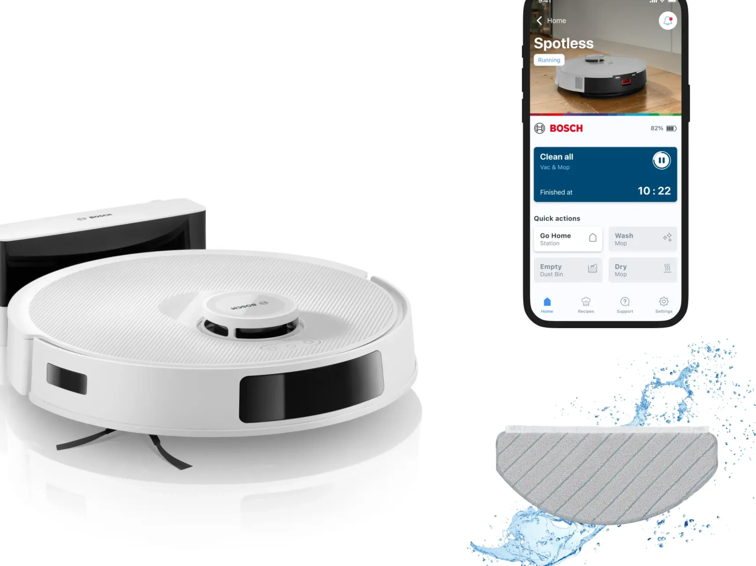 BCRC1W Robot stofzuiger Spotless
