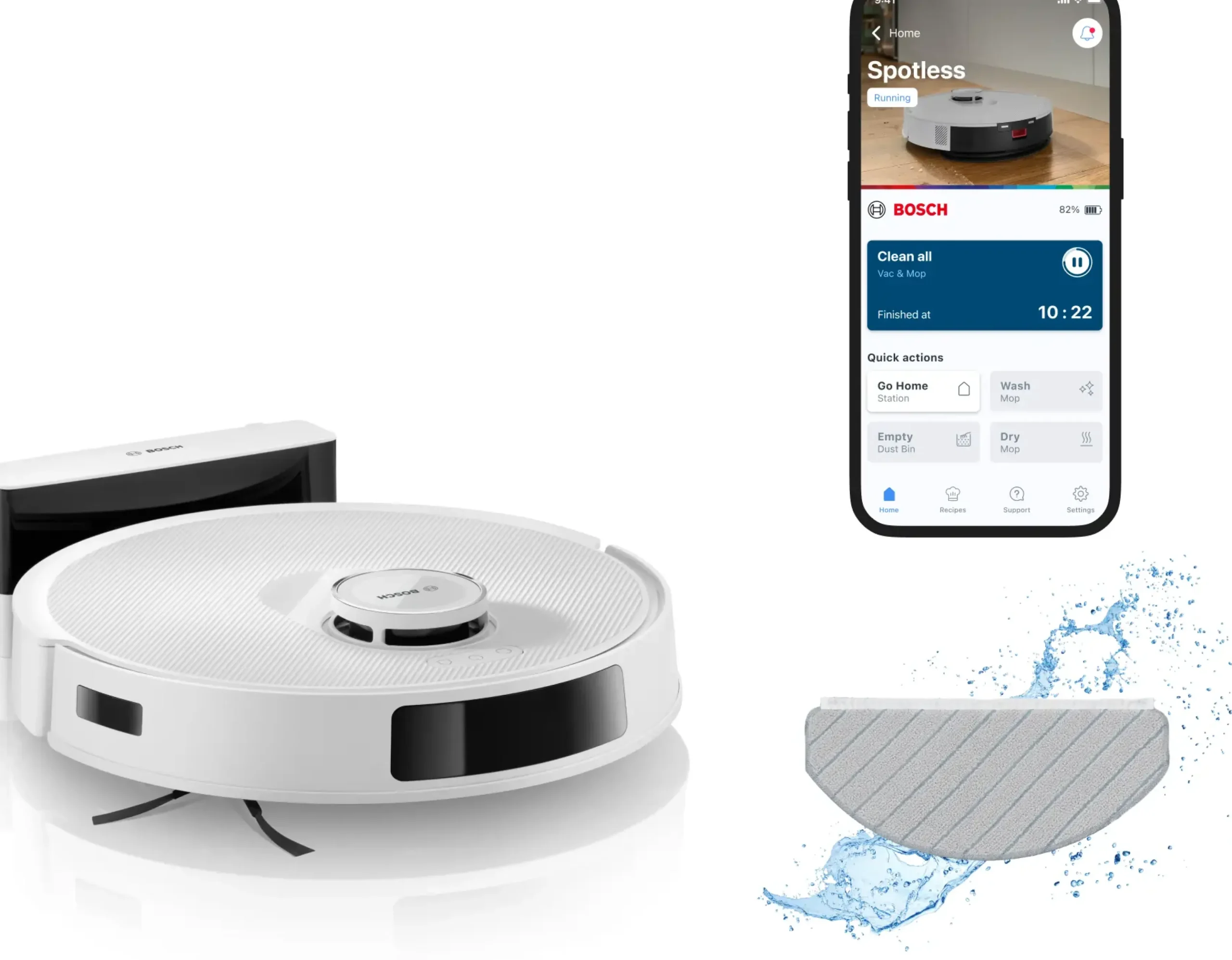 BCRC2W Robot stofzuiger Spotless Advanced