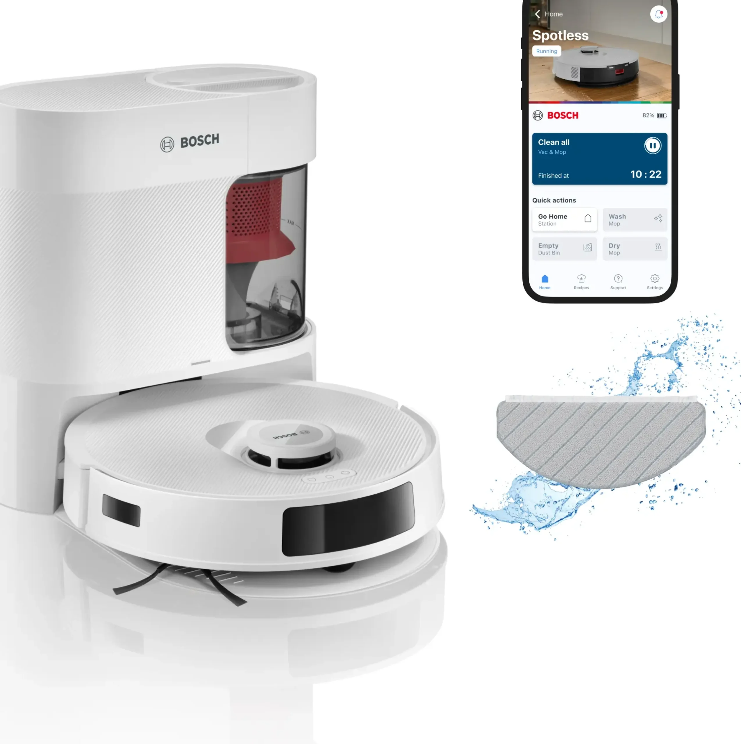 BCRD1W Robot stofzuiger Spotless +