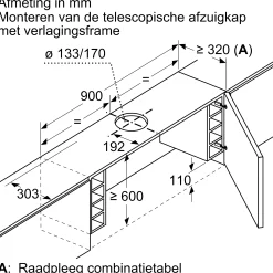 DSZ4961 Frame verlager 830 mm