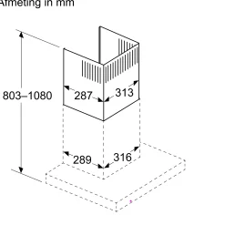 DWZ1FB3I6 Clean Air recirculatiekit met lange levensduur Metaal-look