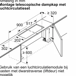 DWZ1IT1D1 Long-life recirculatieset, standaard uitrusting