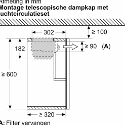 DWZ1IT1D1 Long-life recirculatieset, standaard uitrusting