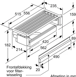 DWZ1IT1D1 Long-life recirculatieset, standaard uitrusting