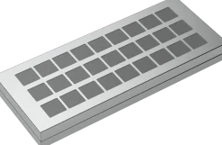DWZ0IT0P0 Long-life geurfilter met actieve kool, vervangfilter voor recirculatiestand.