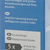 17000334 Glasschraper voor reiniging van glaskeramische kookplaat - 1 mes