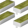 HEZ9VRCR1 Clean Air Plus geurfilter met actieve kool, vervangfilter voor recirculatiestand.