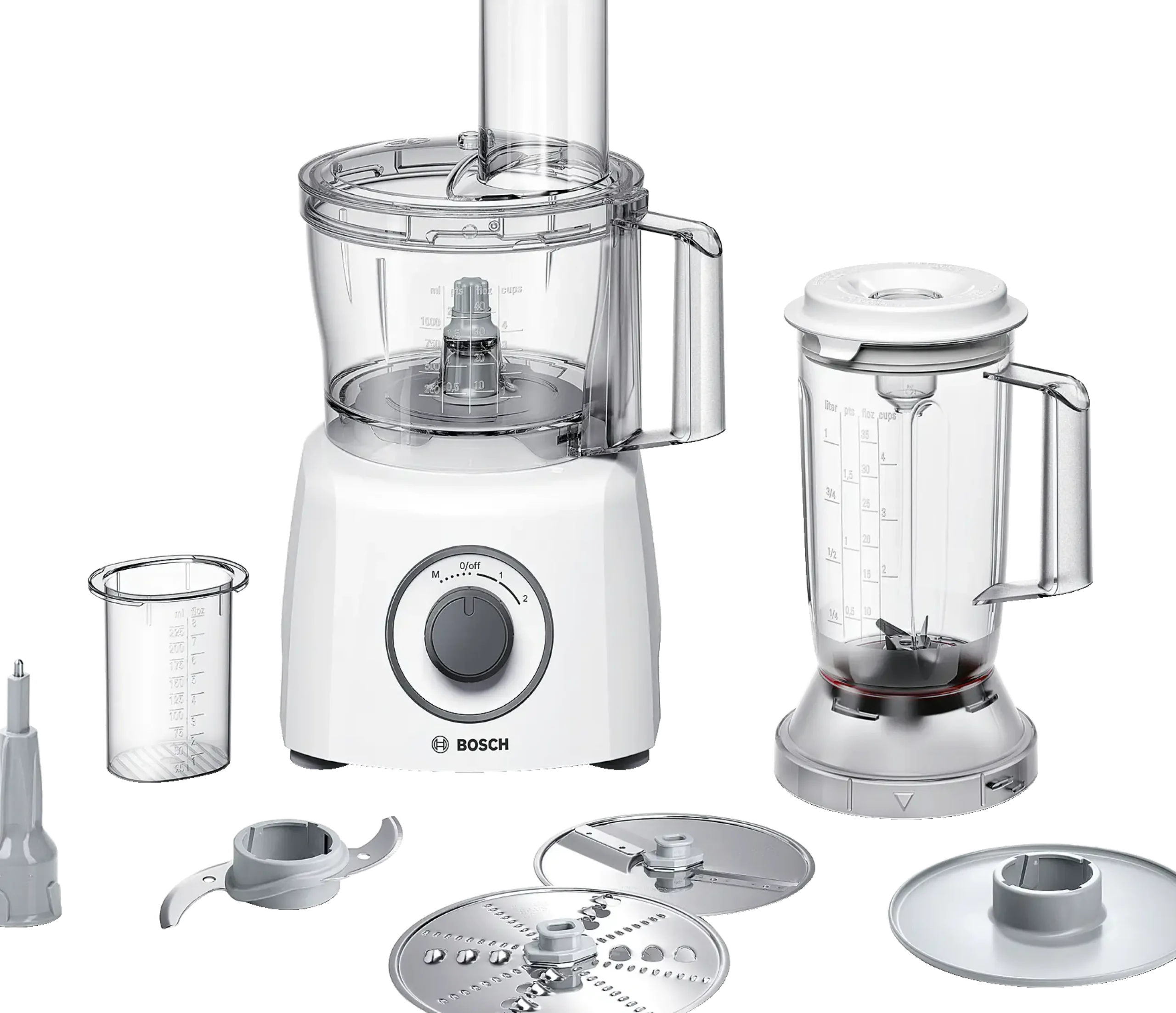 MCM3200W Food processor MultiTalent 3 800 W Wit, Wit