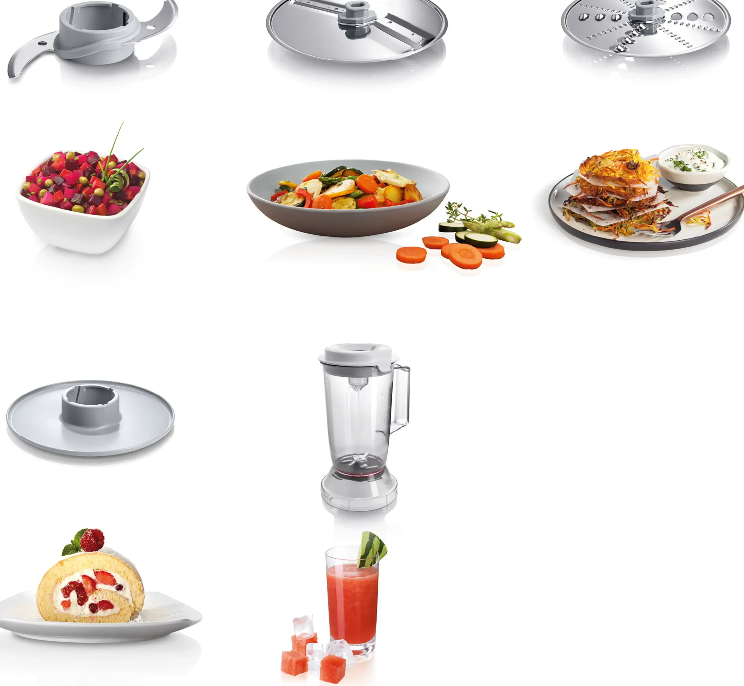 MCM3200W Food processor MultiTalent 3 800 W Wit, Wit