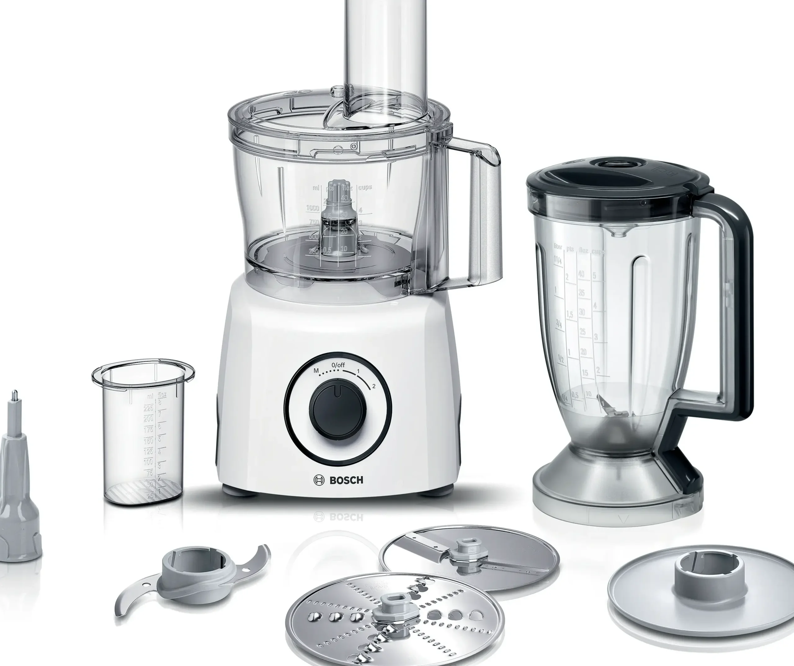 MCM3230W Food processor MultiTalent 3 800 W Wit, Wit