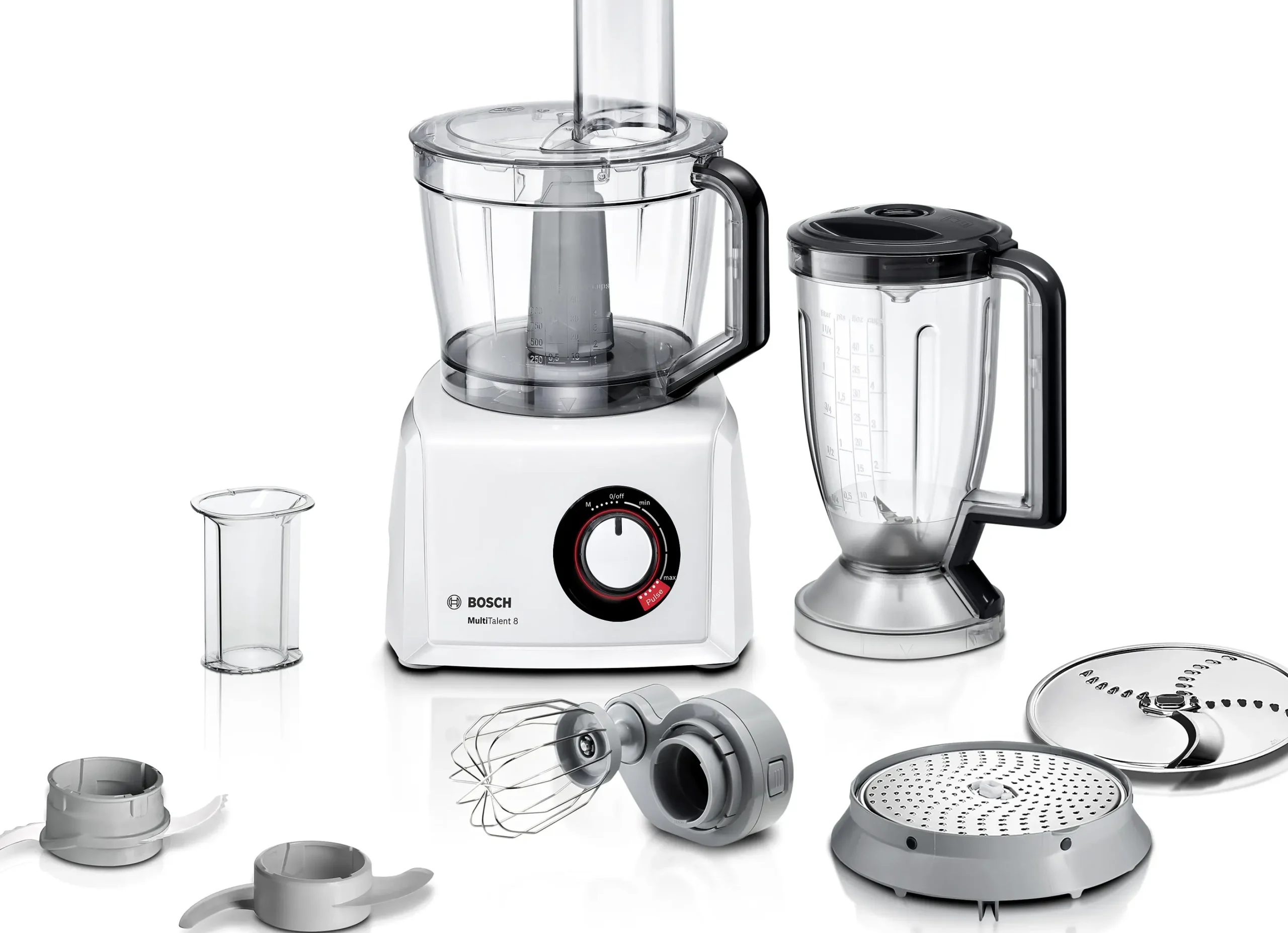 MC812W501 Food processor MultiTalent 8 1000 W Wit, Wit