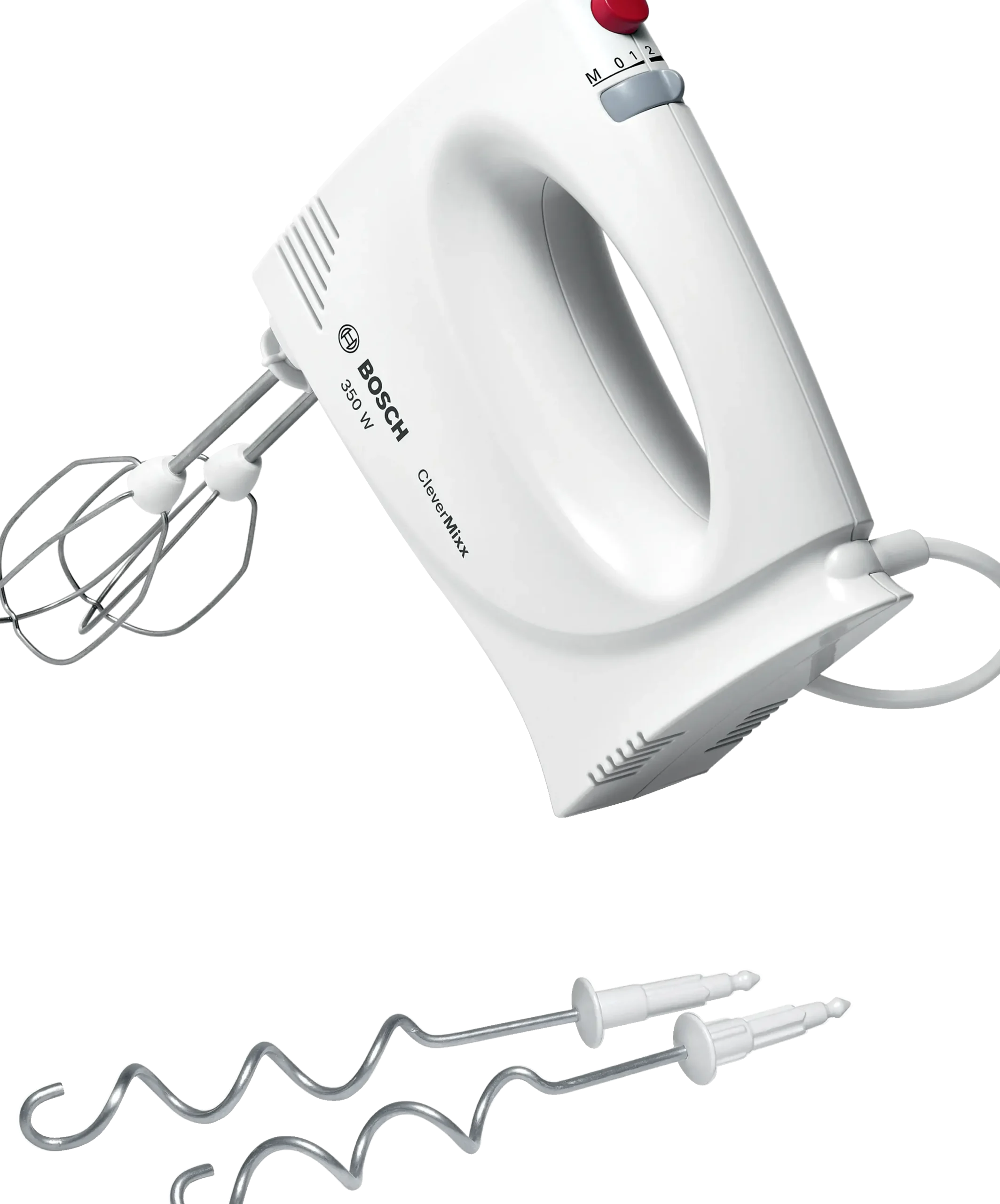 MFQ3030 Handmixer CleverMixx 350 W Wit, rood