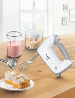 MFQ36480 Handmixer ErgoMixx 450 W Wit, Grijs