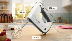 MFQ37470 Handmixer ErgoMixx 750 W Wit, Grijs