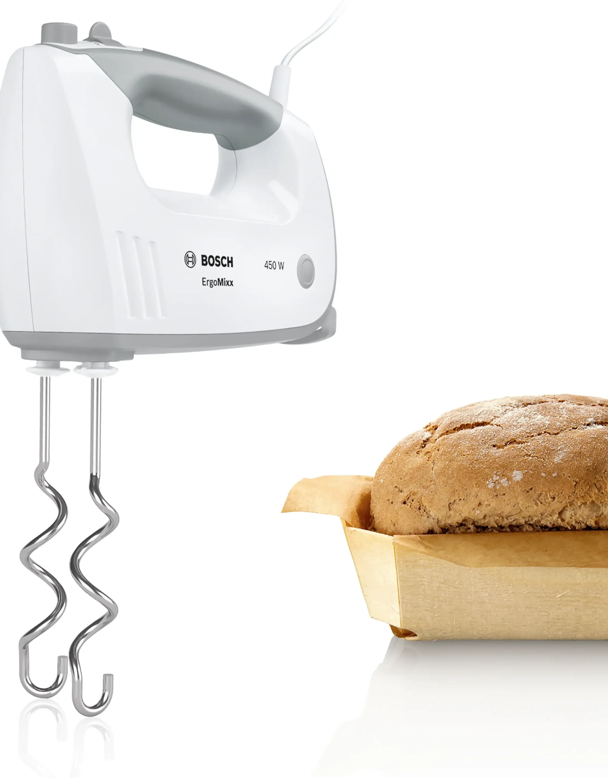MFQ36440 Handmixer ErgoMixx 450 W Wit, Grijs