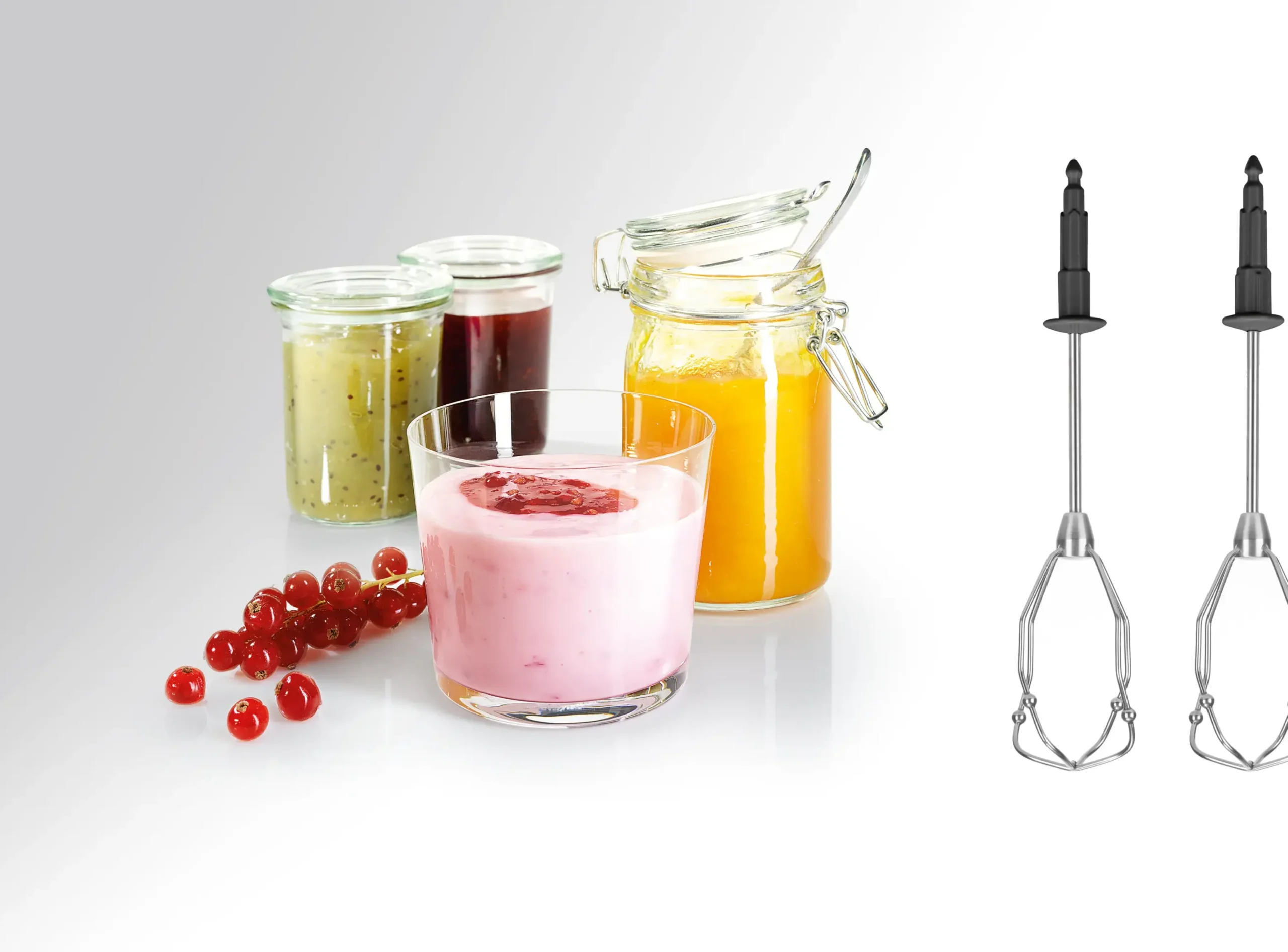 MFQ4730 Handmixer HomeProfessional 575 W Zwart, Metallic zilver