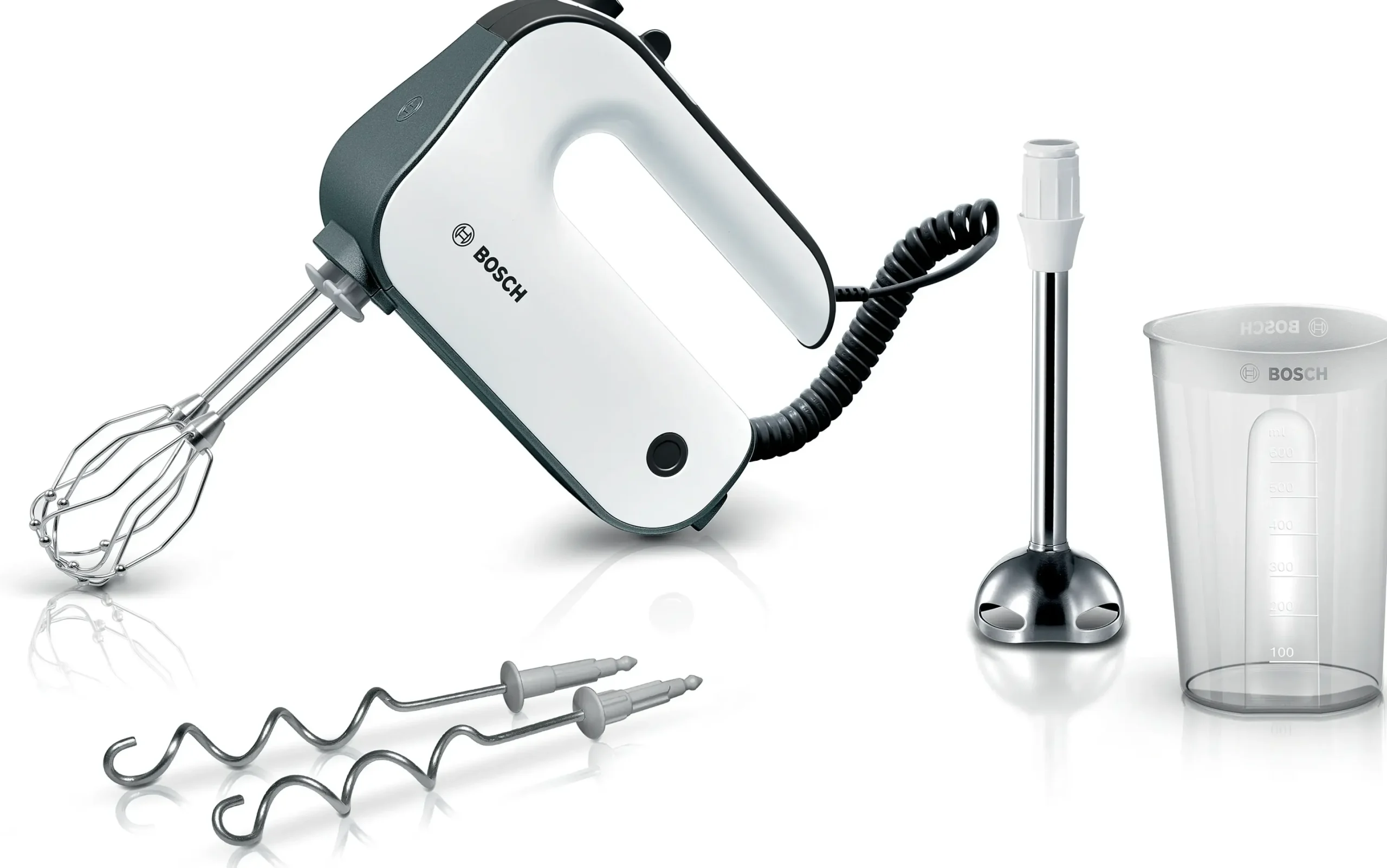 MFQ49700 Handmixer MFQ4 850 W Wit, Donker zilver