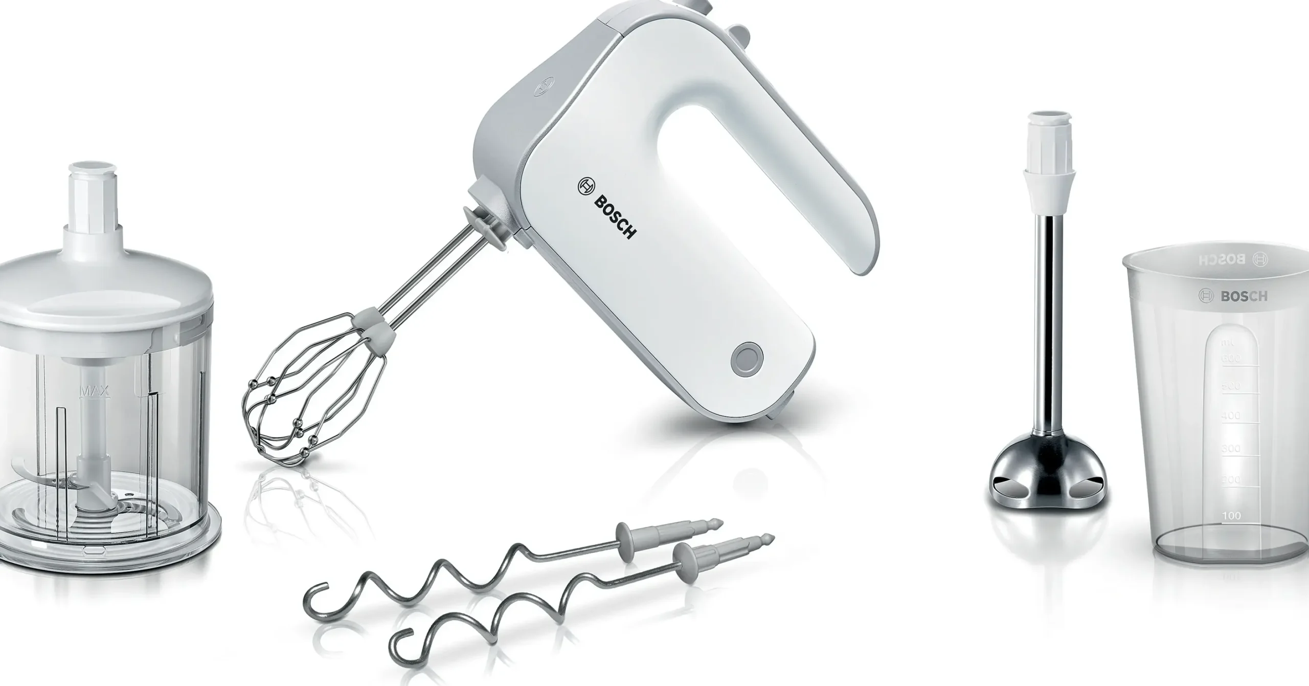 MFQ4080 Handmixer Styline 500 W Wit, Zilver