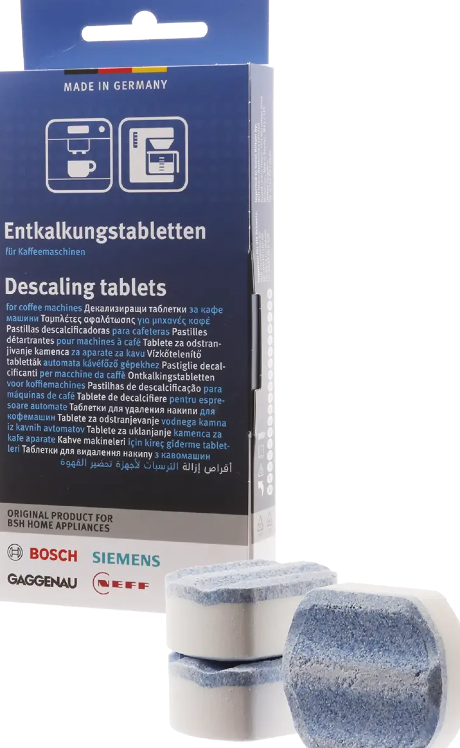 00312530 Ontkalkingstabletten geschikt voor koffie volautomaten- 3x 36 gram