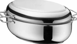 17008471 Roestvrijstalen braadpan geschikt voor ovale braadzone (Inductie)