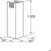 00704541 schachtverlenging 100 cm wandschouwkappen