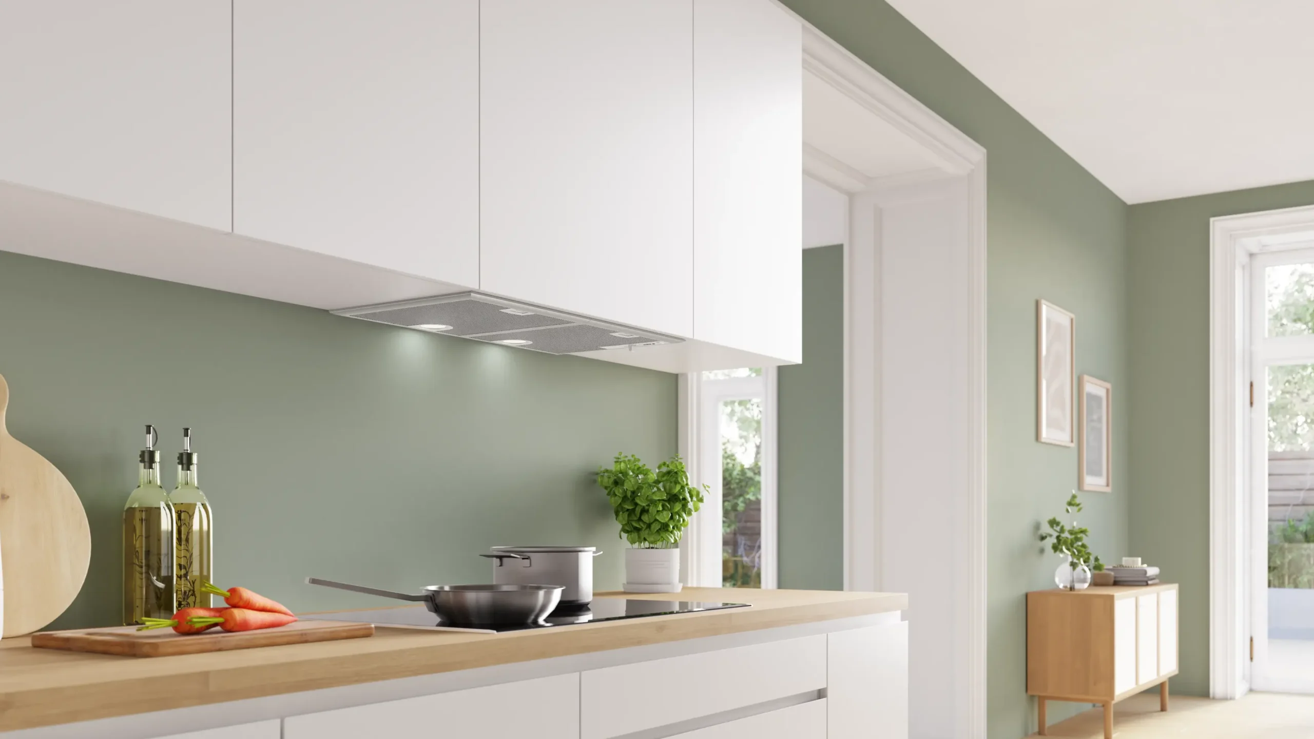 Serie 4 Afzuigunit 75 cm Zilver metallic