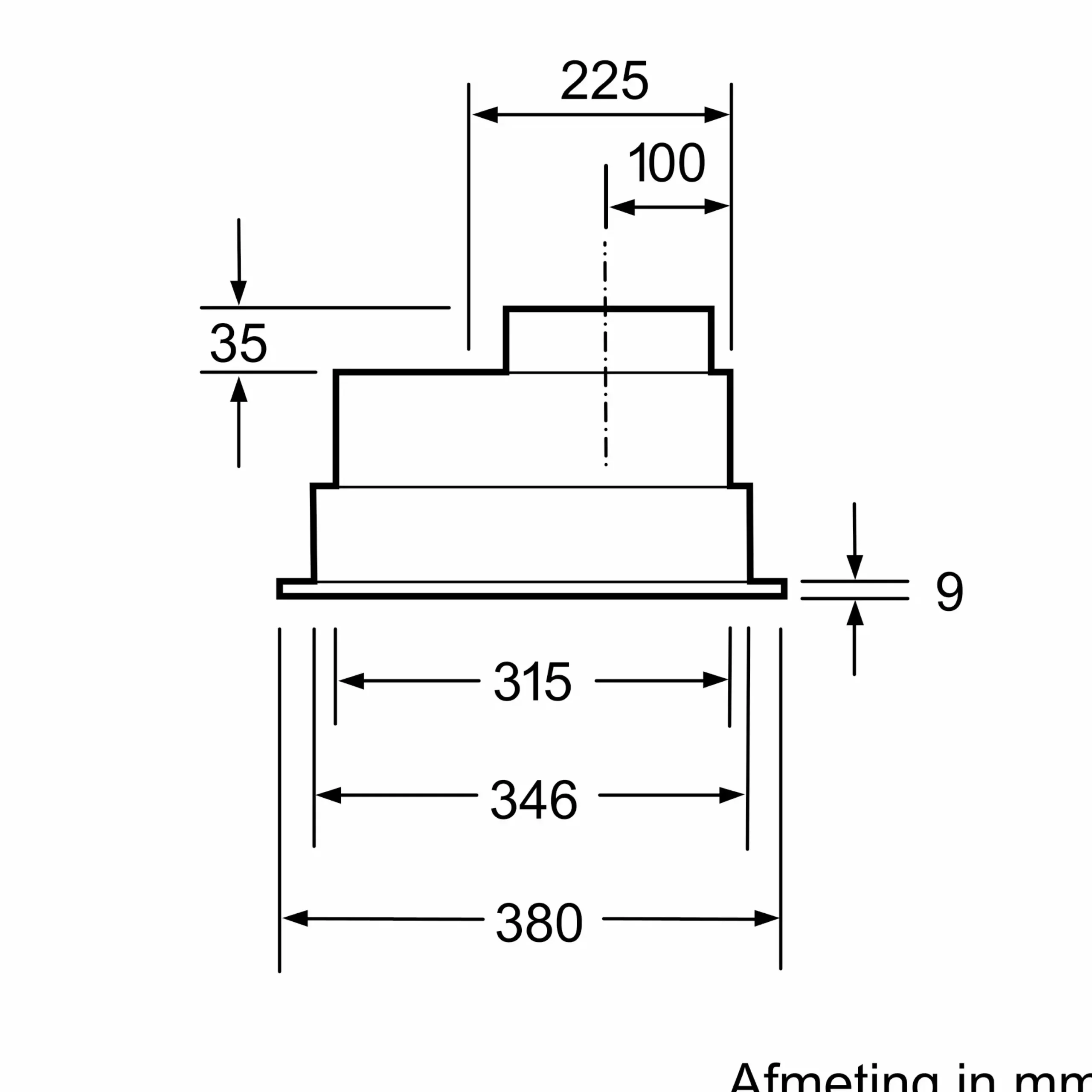 Serie 4 Afzuigunit 53 cm Zilver metallic