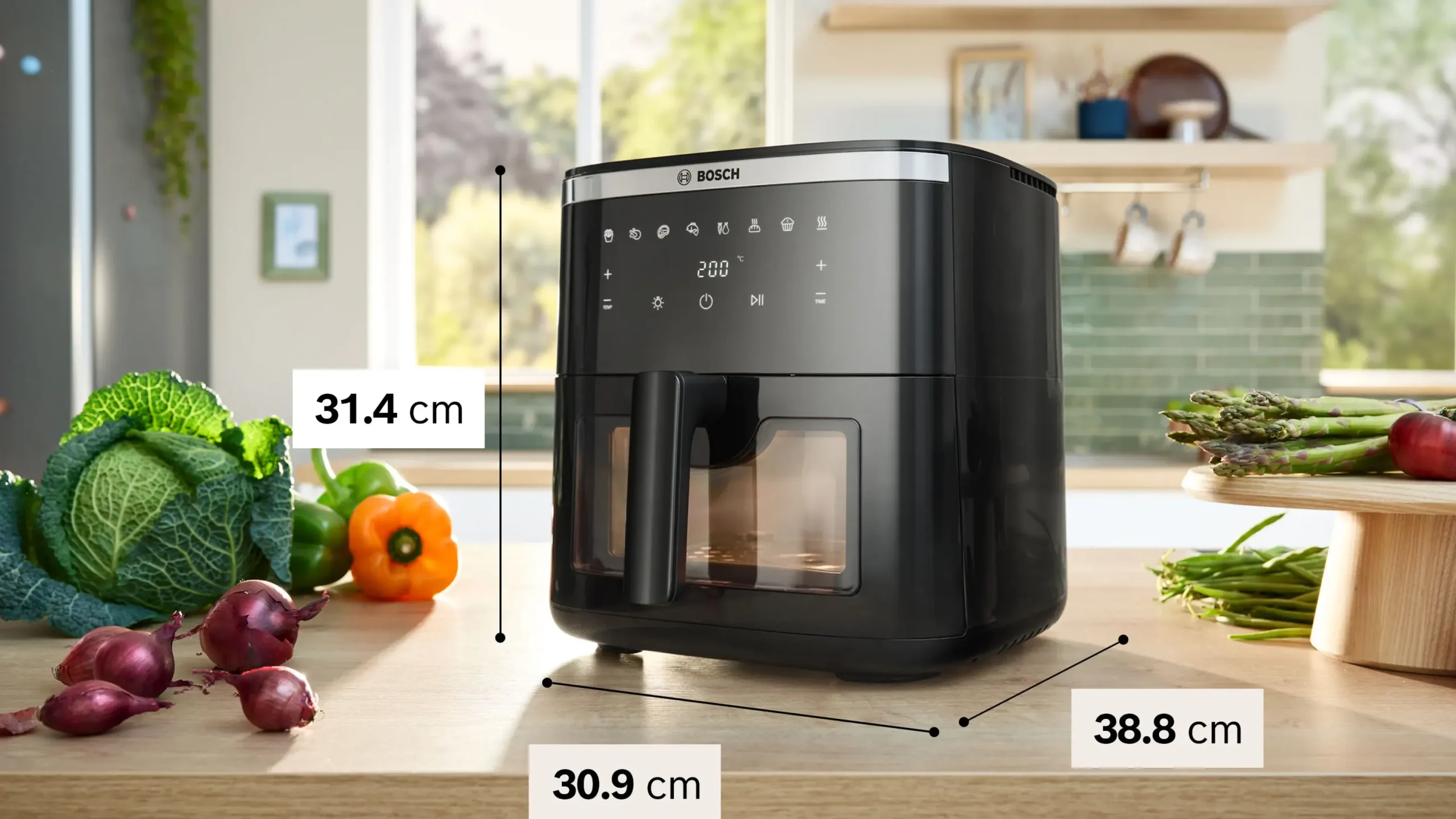 Serie 6 Air Fryer Zwart