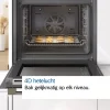 Serie 8 Bakoven met magnetron en Added Steam 60 x 60 cm Mat zwart
