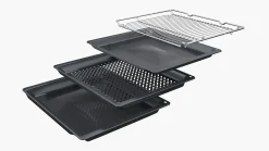 Serie 8 Bakoven met magnetron 60 x 60 cm Mat zwart