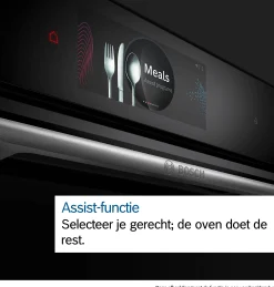 Serie 8 Bakoven met magnetron 60 x 60 cm Zwart