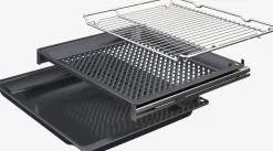 Serie 4 Bakoven met toegevoegde stoom 60 x 60 cm Zwart