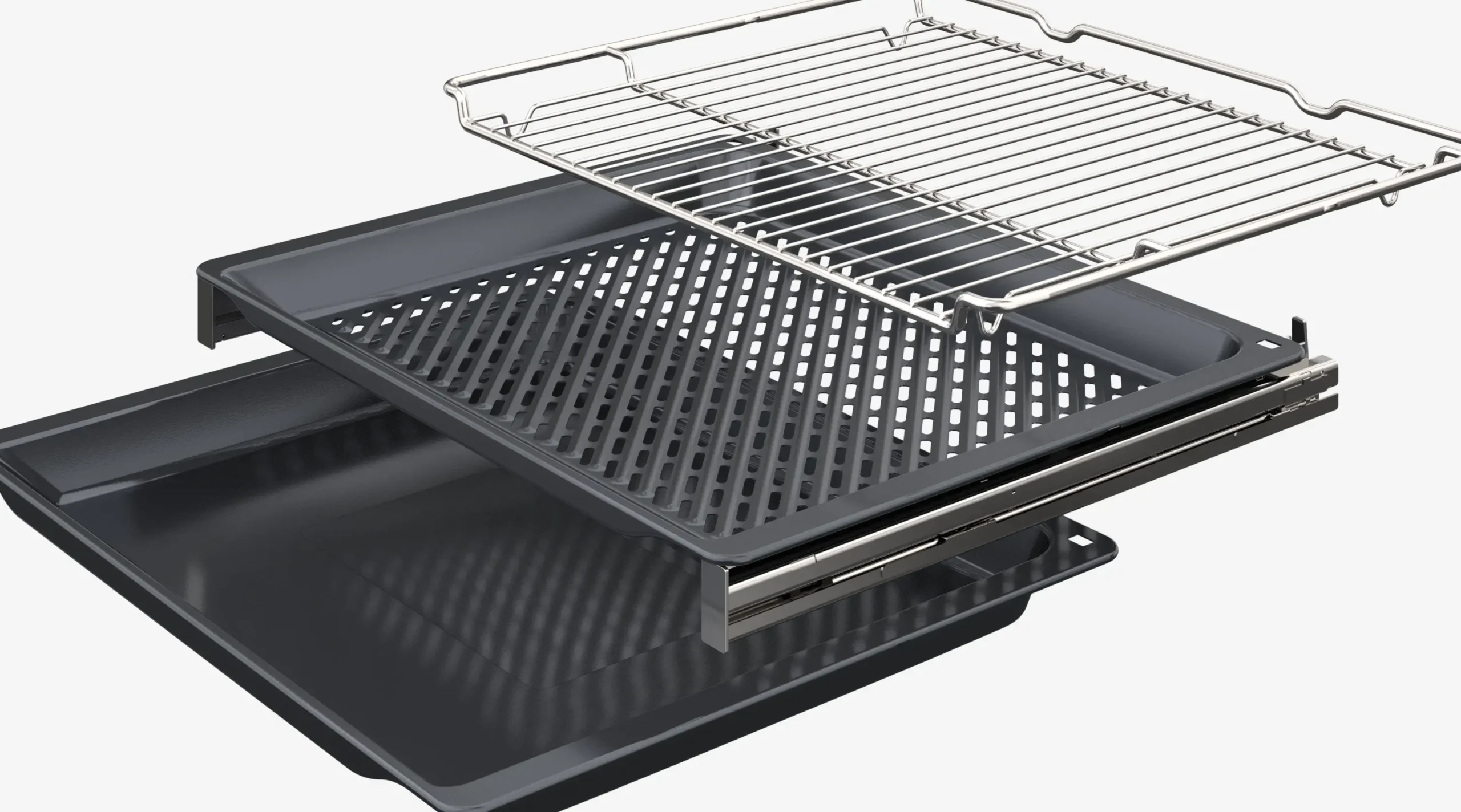 Serie 4 Bakoven met toegevoegde stoom 60 x 60 cm Zwart