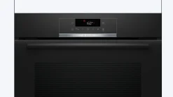 Serie 4 Bakoven met toegevoegde stoom 60 x 60 cm Zwart