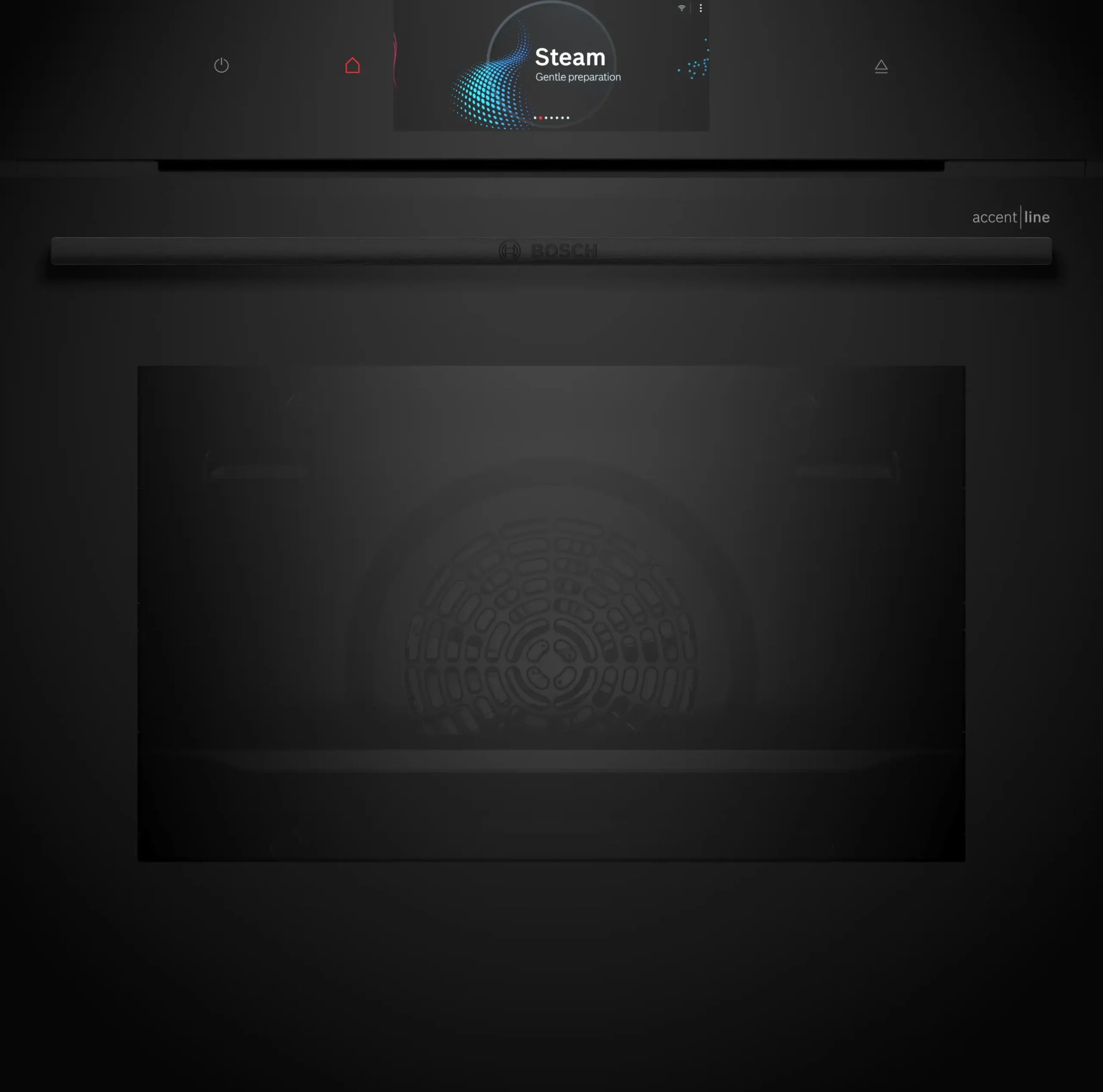 Serie 8 Bakoven met volwaardige stoom 60 x 60 cm Zwart