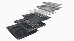Serie 8 Bakoven met volwaardige stoom 60 x 60 cm Zwart