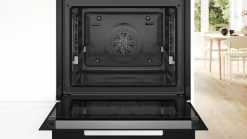 Serie 8 Bakoven 60 x 60 cm Mat zwart