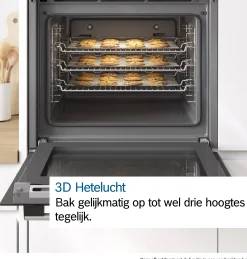Serie 4 Bakoven 60 x 60 cm RVS