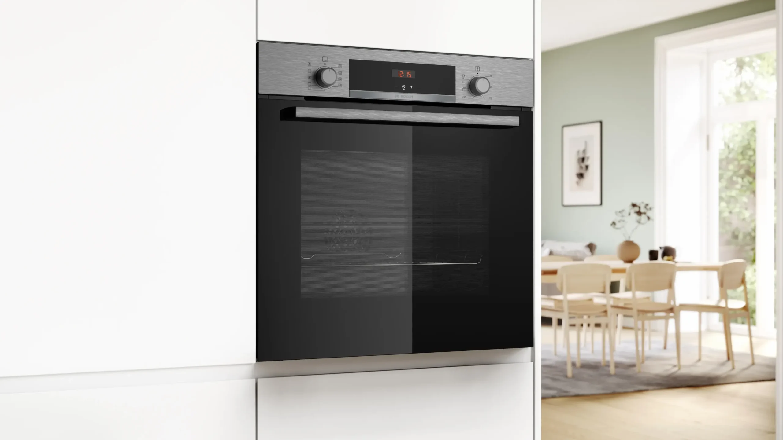 Serie 4 Bakoven 60 x 60 cm RVS