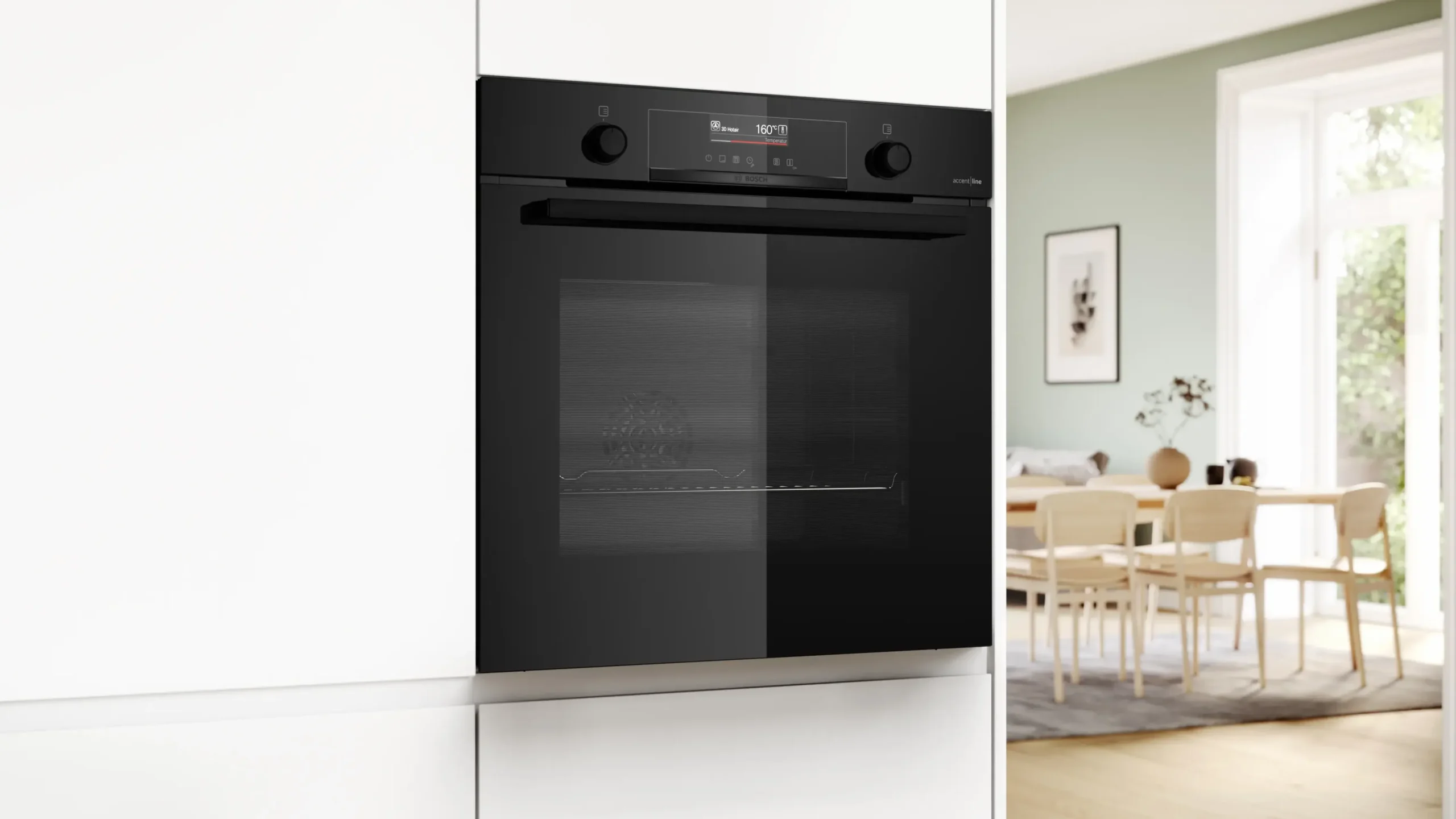 Serie 6 Bakoven 60 x 60 cm Zwart