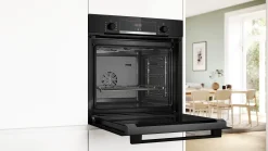 Serie 4 Bakoven 60 x 60 cm Zwart