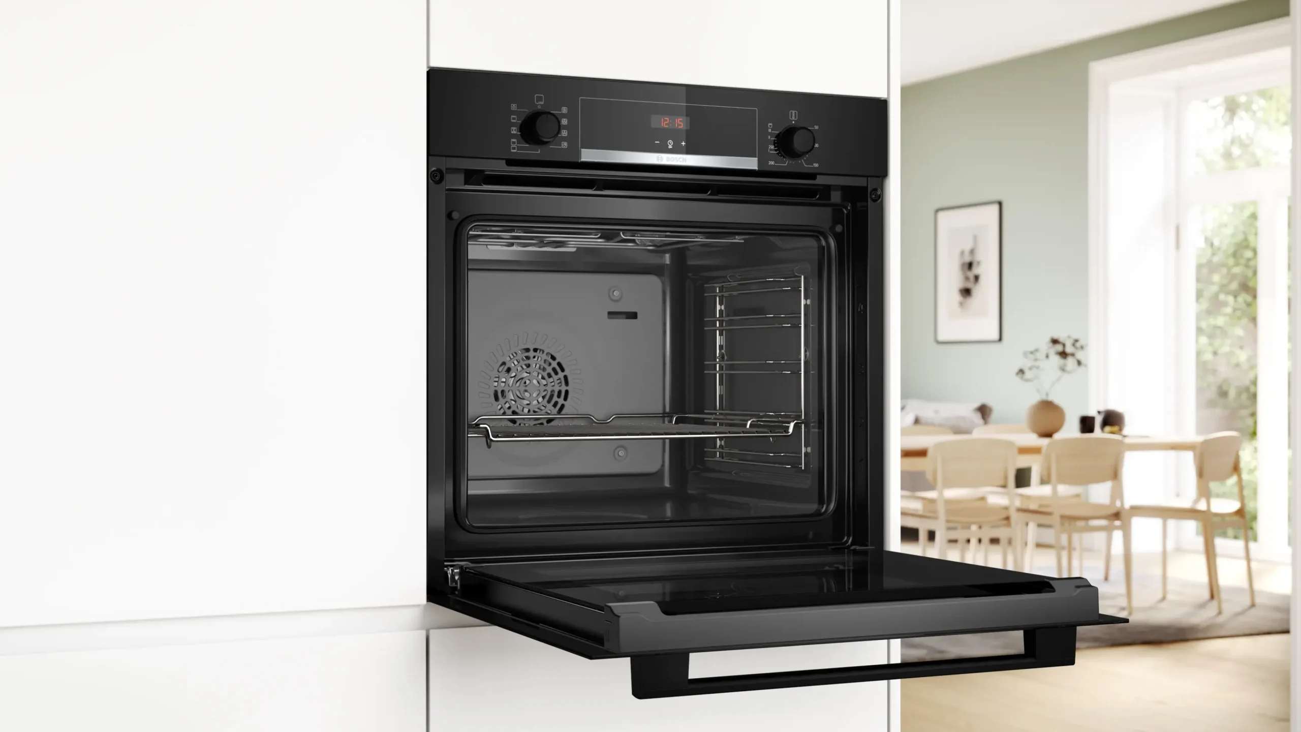 Serie 4 Bakoven 60 x 60 cm Zwart