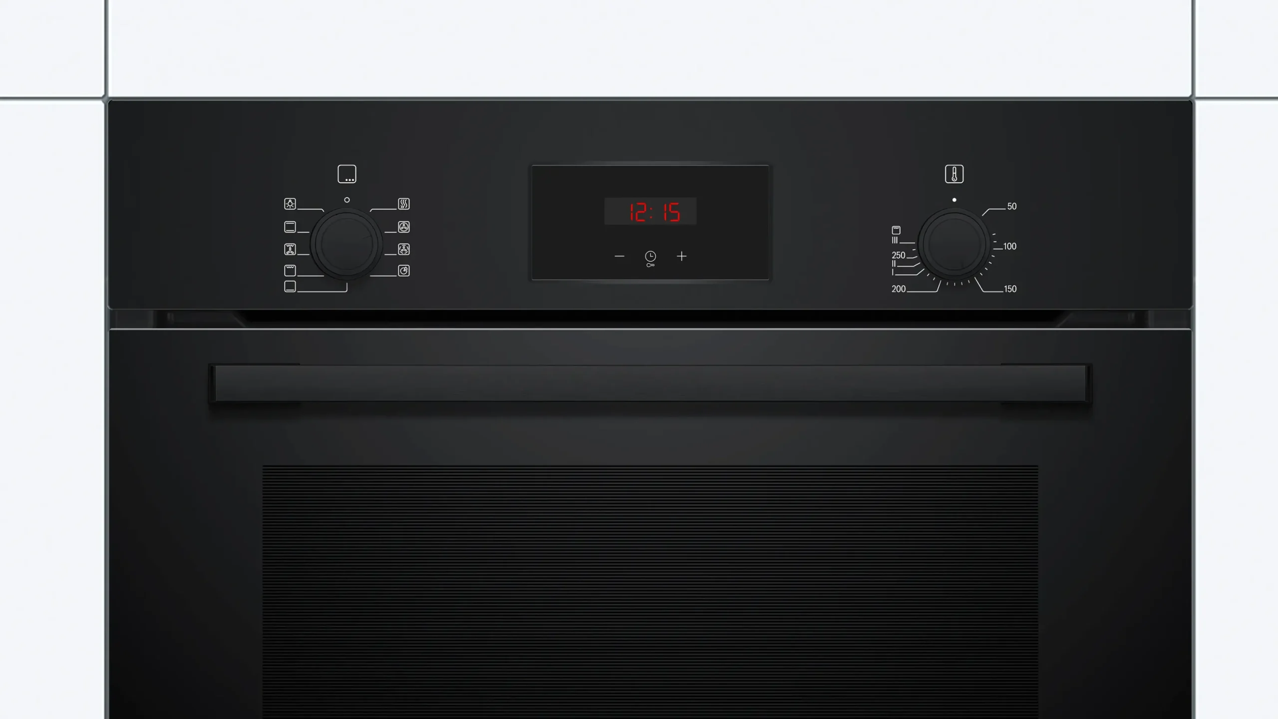 Serie 2 Bakoven 60 x 60 cm Zwart