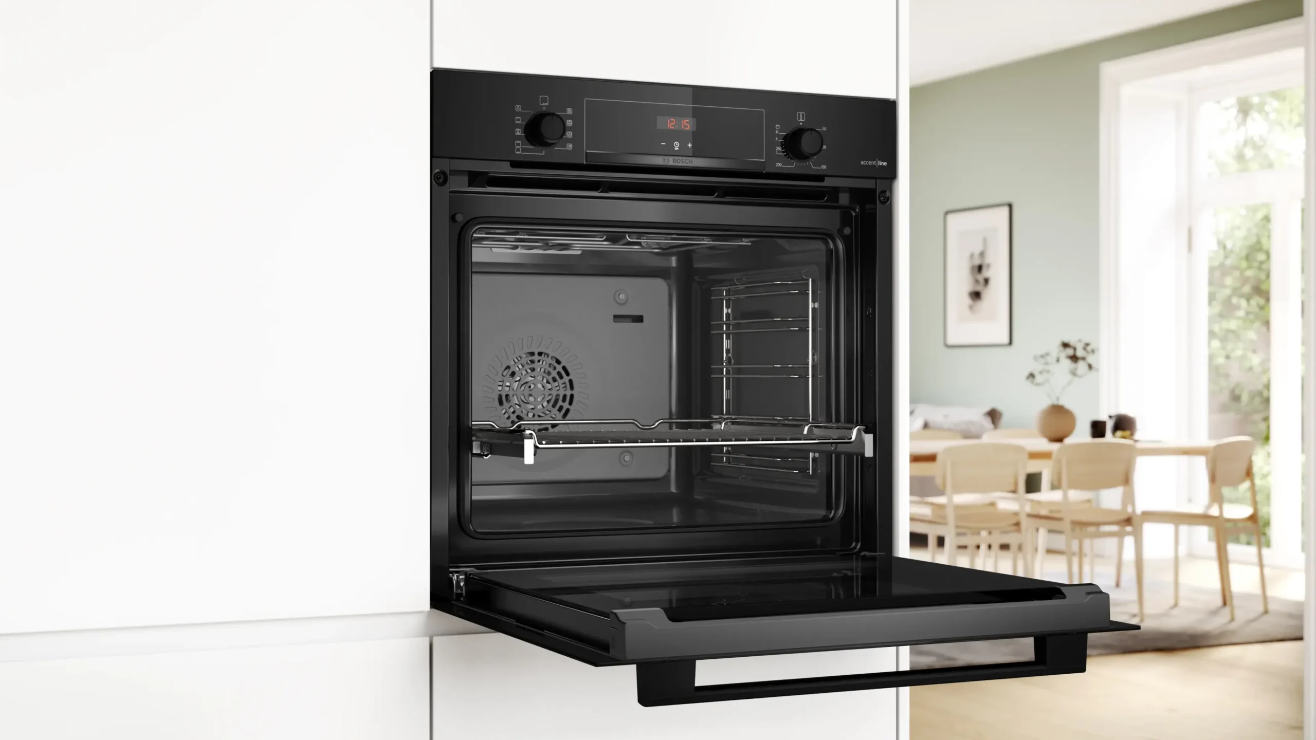 Serie 4 Bakoven 60 x 60 cm Zwart