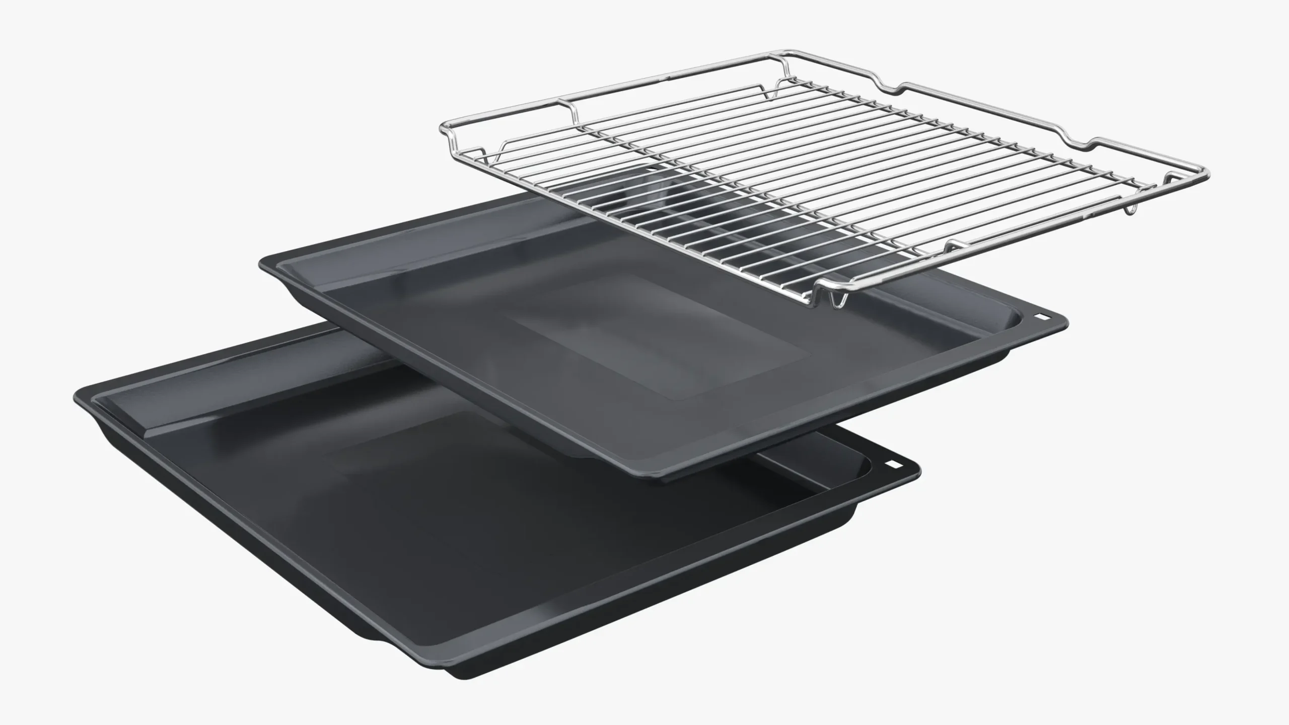 Serie 4 Bakoven 60 x 60 cm Zwart