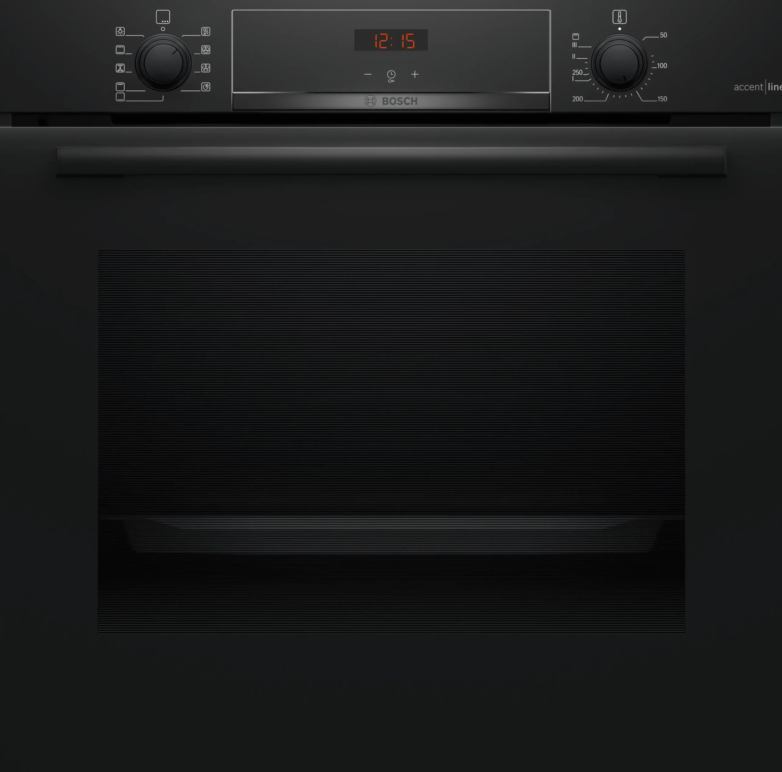 Serie 4 Bakoven 60 x 60 cm Zwart