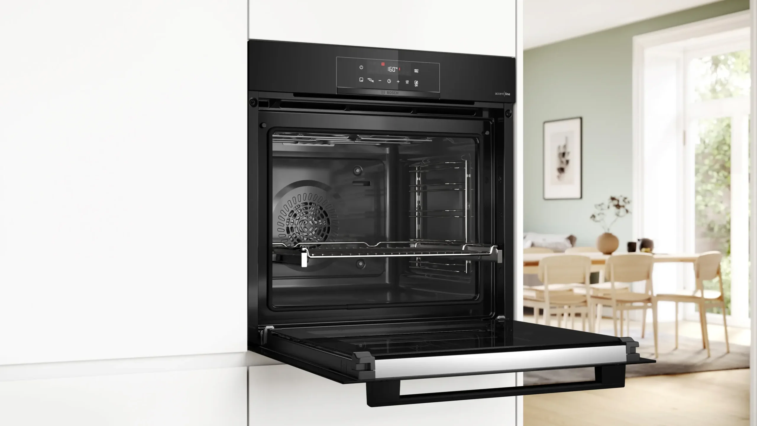 Serie 4 Bakoven 60 x 60 cm Zwart