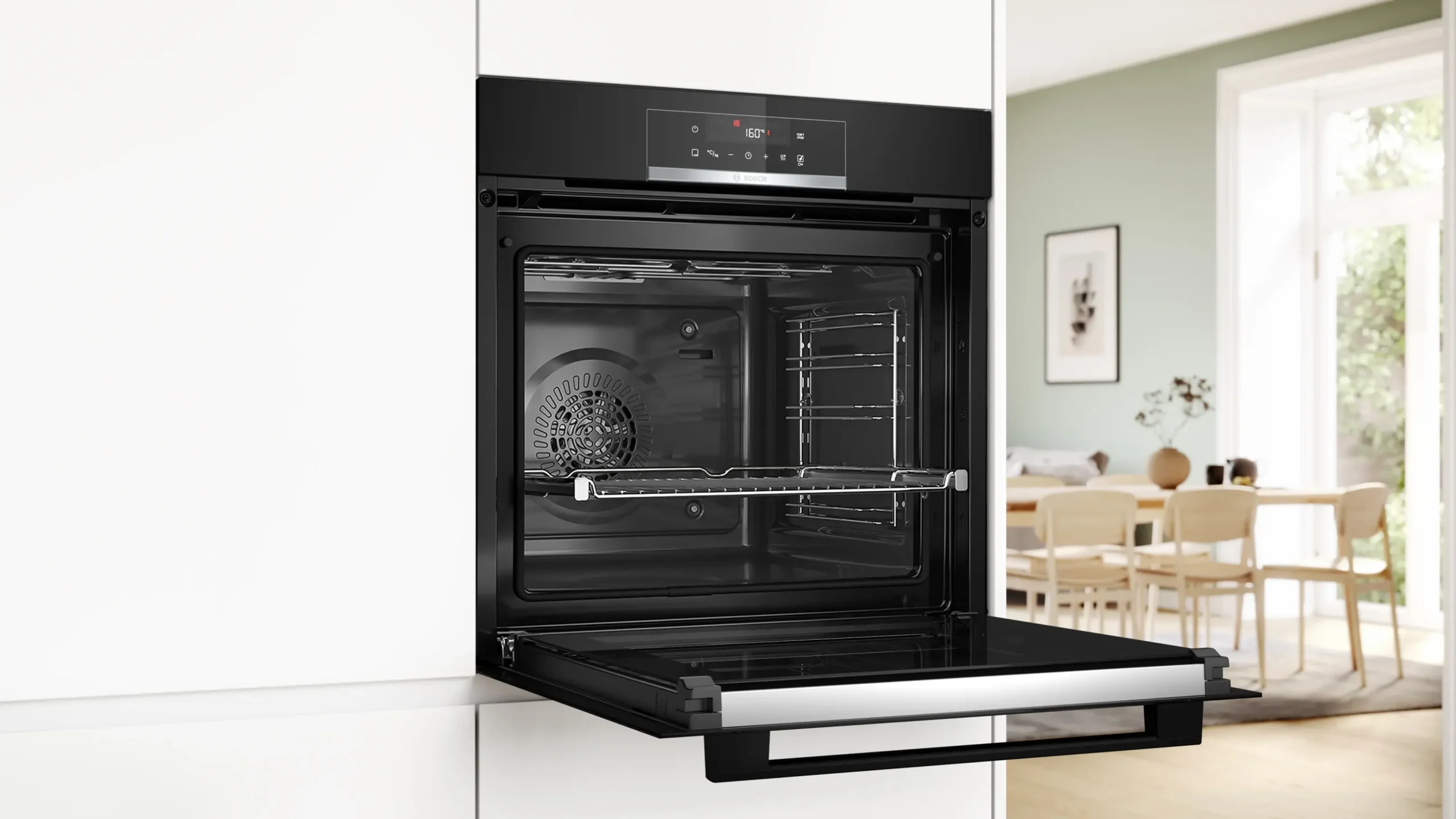 Serie 4 Bakoven 60 x 60 cm Zwart