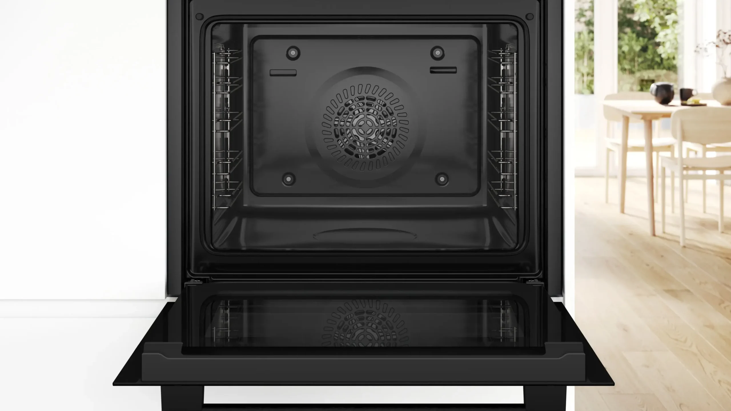 Serie 4 Bakoven 60 x 60 cm Zwart