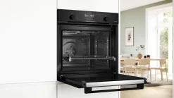 Serie 6 Bakoven 60 x 60 cm Zwart